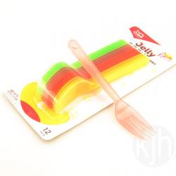 多彩喱叉，12支/板