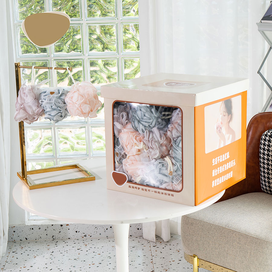 紙盒裝-彩色沐浴球