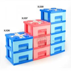 積木小層柜（正方2小、3