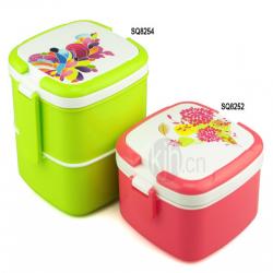 方型手提飯盒、雙層飯